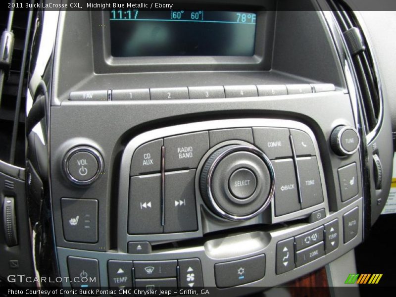 Midnight Blue Metallic / Ebony 2011 Buick LaCrosse CXL