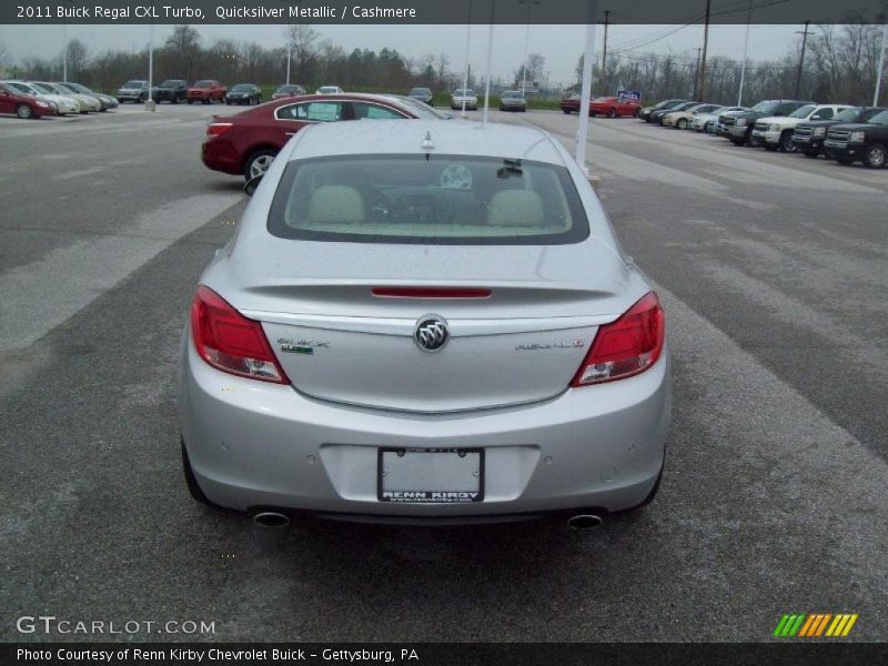 Quicksilver Metallic / Cashmere 2011 Buick Regal CXL Turbo