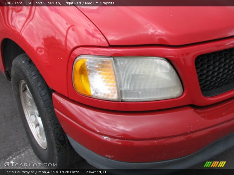 Bright Red / Medium Graphite 2002 Ford F150 Sport SuperCab