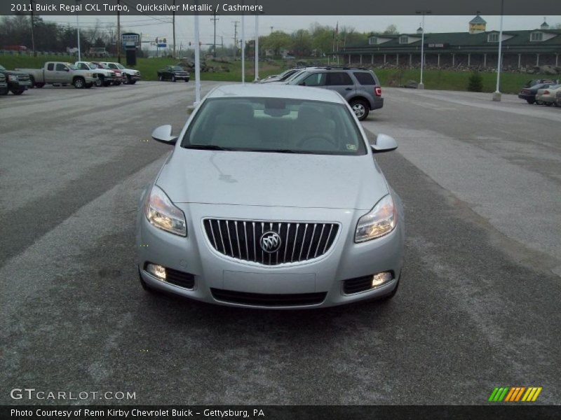 Quicksilver Metallic / Cashmere 2011 Buick Regal CXL Turbo