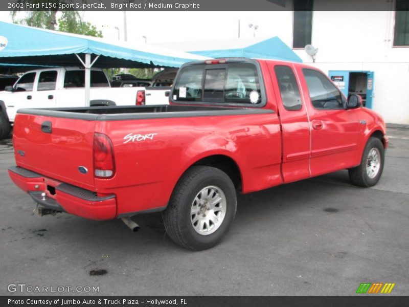Bright Red / Medium Graphite 2002 Ford F150 Sport SuperCab
