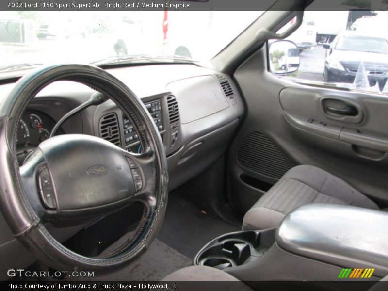 Bright Red / Medium Graphite 2002 Ford F150 Sport SuperCab