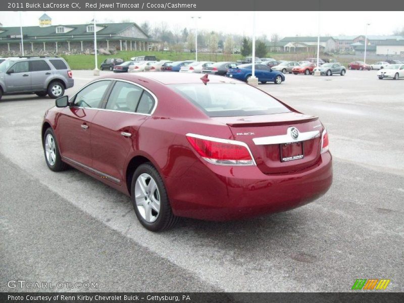 Red Jewel Tintcoat / Cocoa/Cashmere 2011 Buick LaCrosse CX