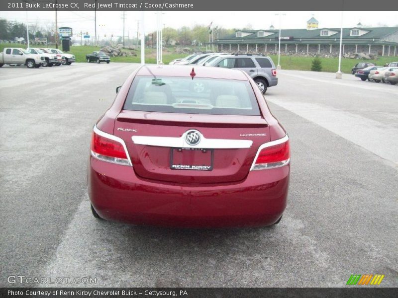 Red Jewel Tintcoat / Cocoa/Cashmere 2011 Buick LaCrosse CX