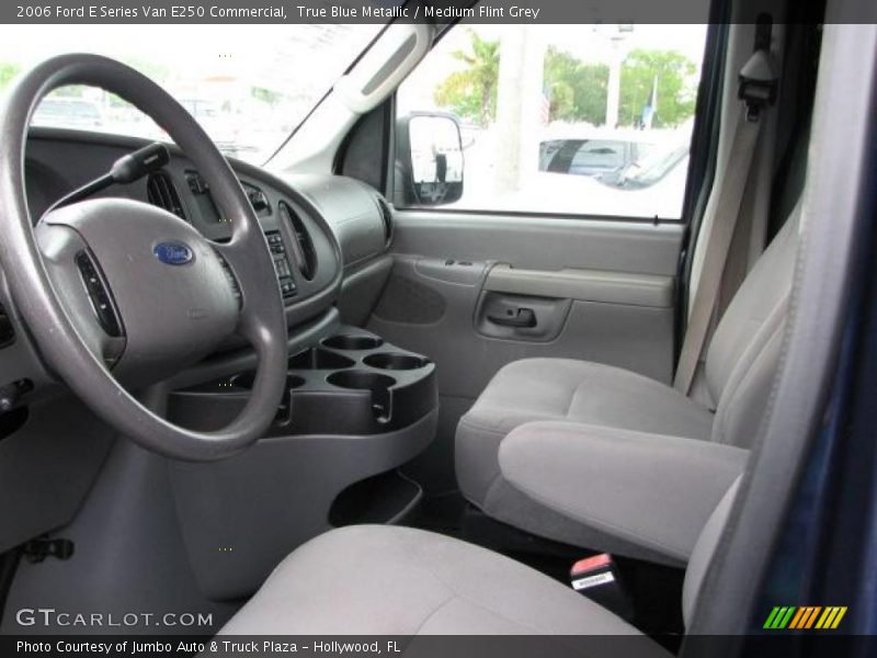 True Blue Metallic / Medium Flint Grey 2006 Ford E Series Van E250 Commercial
