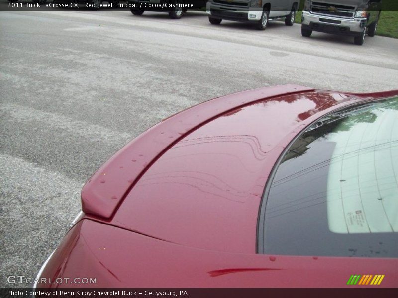 Red Jewel Tintcoat / Cocoa/Cashmere 2011 Buick LaCrosse CX