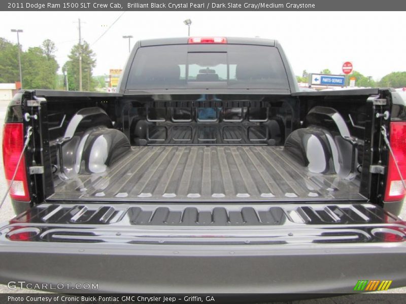 Brilliant Black Crystal Pearl / Dark Slate Gray/Medium Graystone 2011 Dodge Ram 1500 SLT Crew Cab