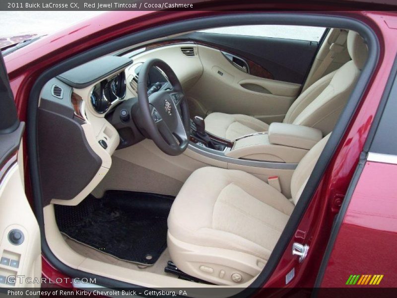  2011 LaCrosse CX Cocoa/Cashmere Interior