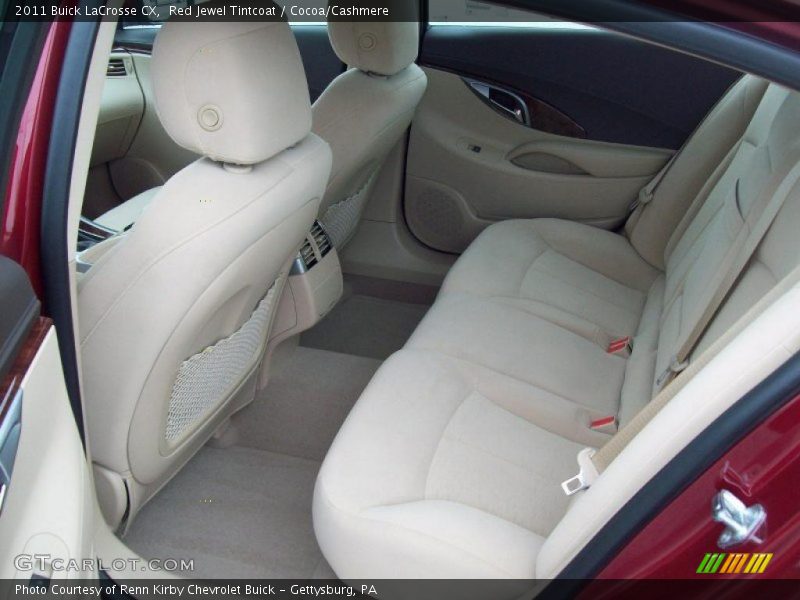 Red Jewel Tintcoat / Cocoa/Cashmere 2011 Buick LaCrosse CX