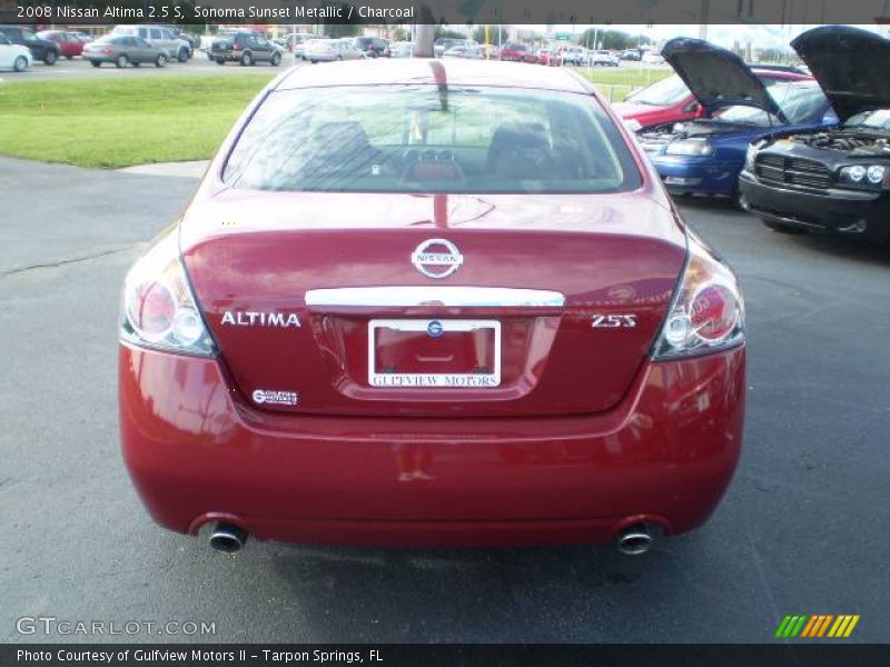 Sonoma Sunset Metallic / Charcoal 2008 Nissan Altima 2.5 S