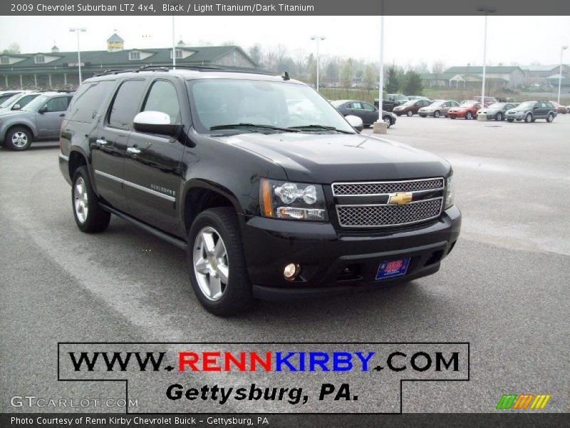 Black / Light Titanium/Dark Titanium 2009 Chevrolet Suburban LTZ 4x4