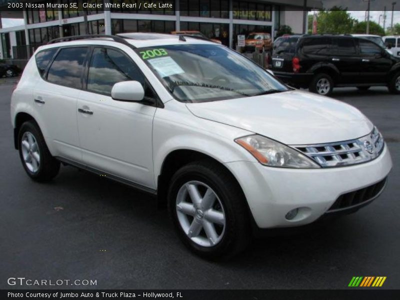 Glacier White Pearl / Cafe Latte 2003 Nissan Murano SE