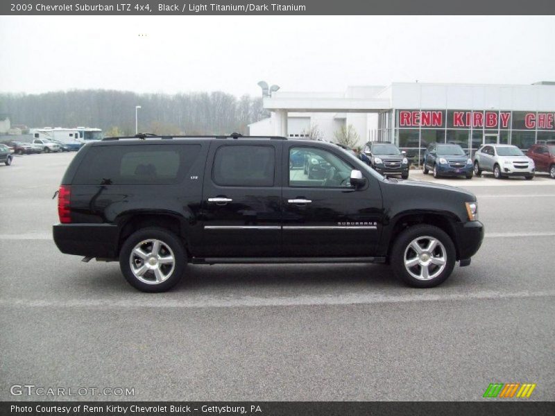 Black / Light Titanium/Dark Titanium 2009 Chevrolet Suburban LTZ 4x4