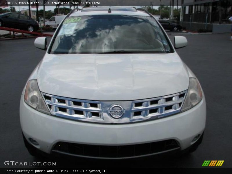 Glacier White Pearl / Cafe Latte 2003 Nissan Murano SE