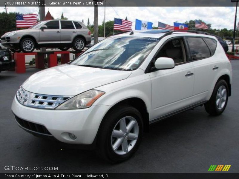 Glacier White Pearl / Cafe Latte 2003 Nissan Murano SE