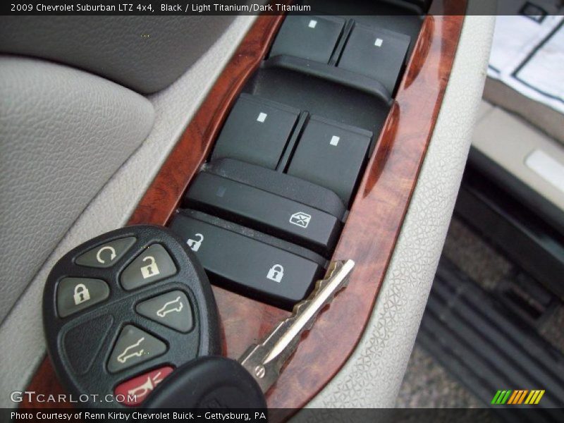 Black / Light Titanium/Dark Titanium 2009 Chevrolet Suburban LTZ 4x4