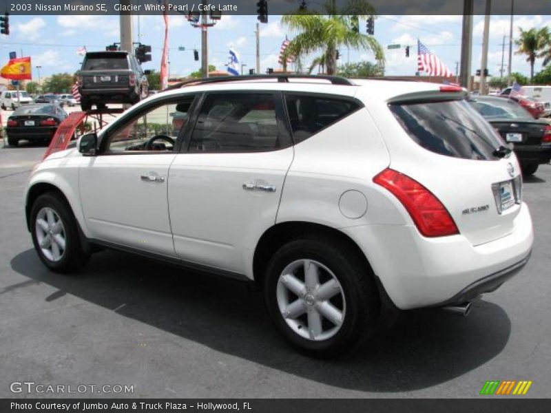 Glacier White Pearl / Cafe Latte 2003 Nissan Murano SE