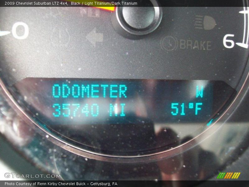 Black / Light Titanium/Dark Titanium 2009 Chevrolet Suburban LTZ 4x4