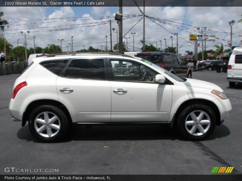 Glacier White Pearl / Cafe Latte 2003 Nissan Murano SE