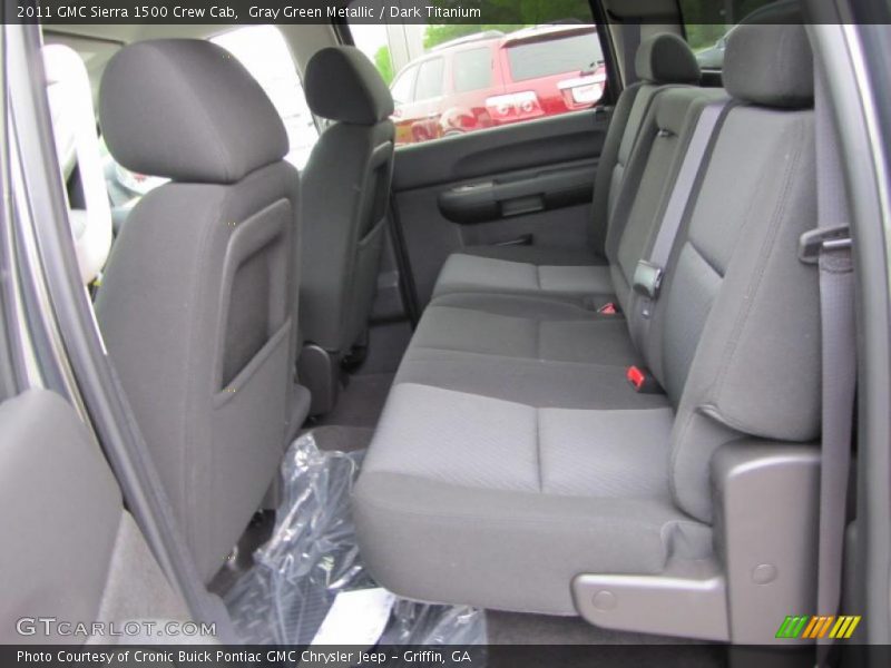 Gray Green Metallic / Dark Titanium 2011 GMC Sierra 1500 Crew Cab