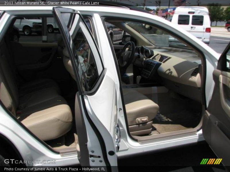 Glacier White Pearl / Cafe Latte 2003 Nissan Murano SE