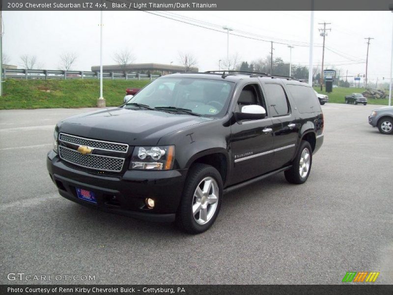 Front 3/4 View of 2009 Suburban LTZ 4x4