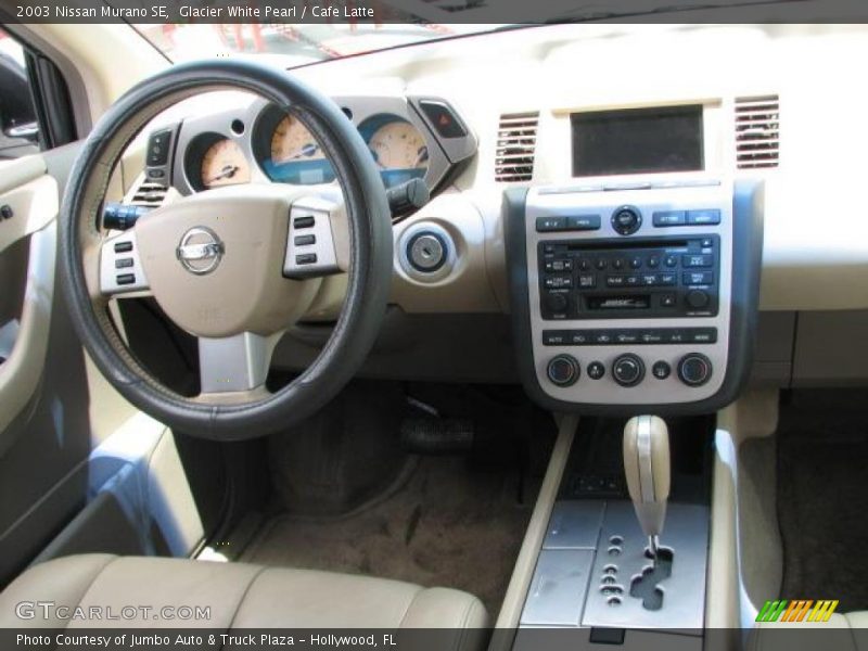 Glacier White Pearl / Cafe Latte 2003 Nissan Murano SE