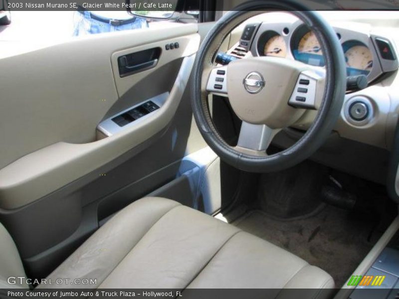 Glacier White Pearl / Cafe Latte 2003 Nissan Murano SE