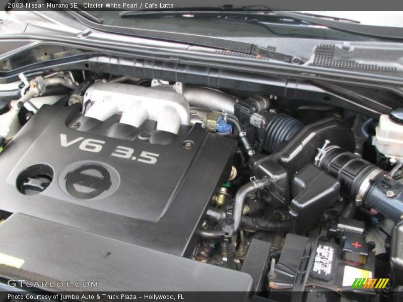 Glacier White Pearl / Cafe Latte 2003 Nissan Murano SE