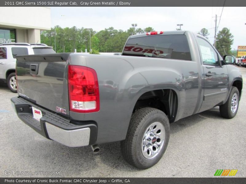  2011 Sierra 1500 SLE Regular Cab Gray Green Metallic