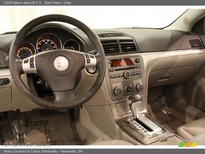 Silver Pearl / Gray 2008 Saturn Aura XE 3.5