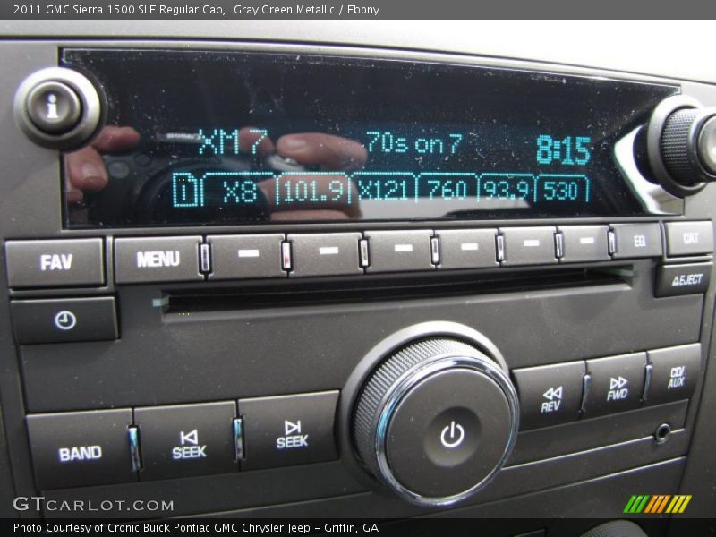 Controls of 2011 Sierra 1500 SLE Regular Cab