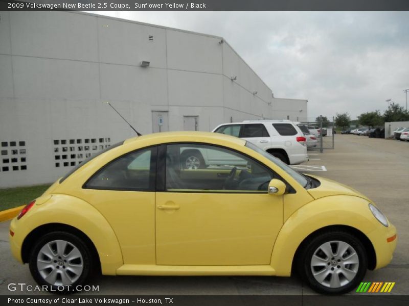 Sunflower Yellow / Black 2009 Volkswagen New Beetle 2.5 Coupe