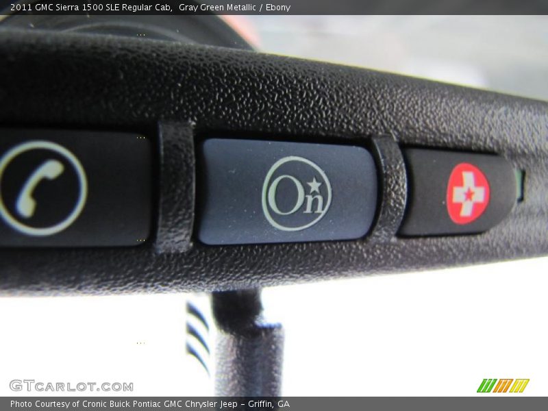 Gray Green Metallic / Ebony 2011 GMC Sierra 1500 SLE Regular Cab