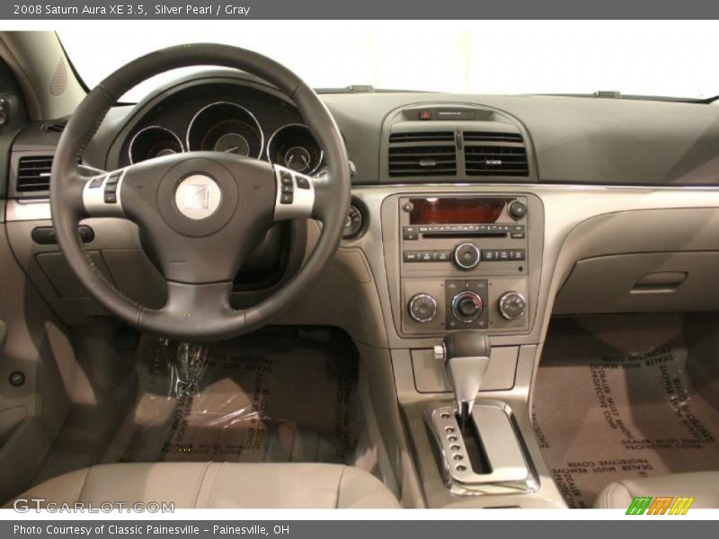Silver Pearl / Gray 2008 Saturn Aura XE 3.5