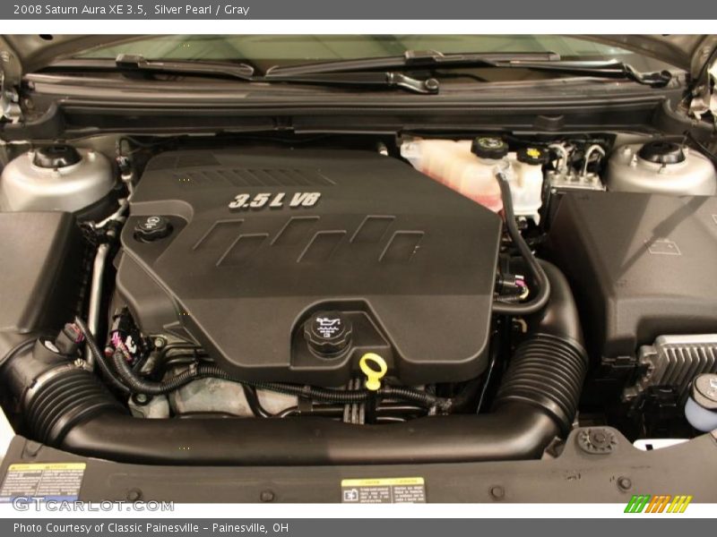 Silver Pearl / Gray 2008 Saturn Aura XE 3.5