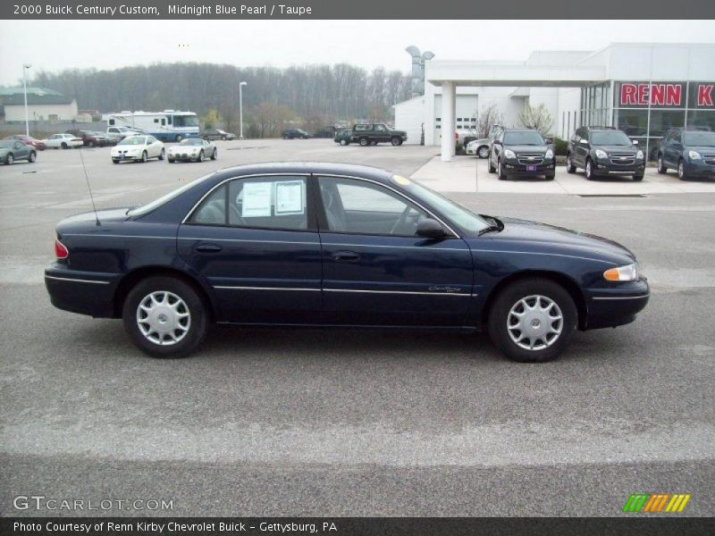 Midnight Blue Pearl / Taupe 2000 Buick Century Custom