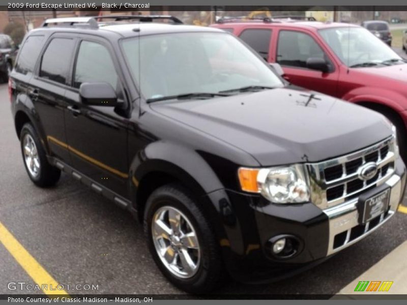 Black / Charcoal 2009 Ford Escape Limited V6