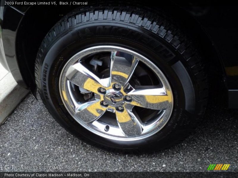 Black / Charcoal 2009 Ford Escape Limited V6