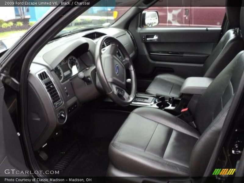 Black / Charcoal 2009 Ford Escape Limited V6