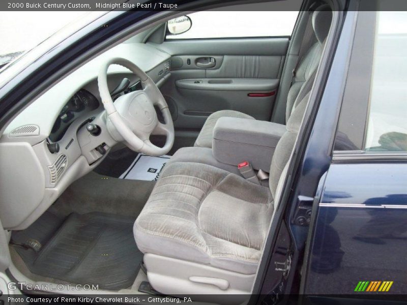 Midnight Blue Pearl / Taupe 2000 Buick Century Custom