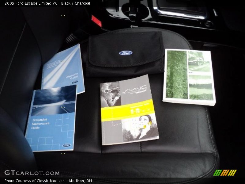Black / Charcoal 2009 Ford Escape Limited V6