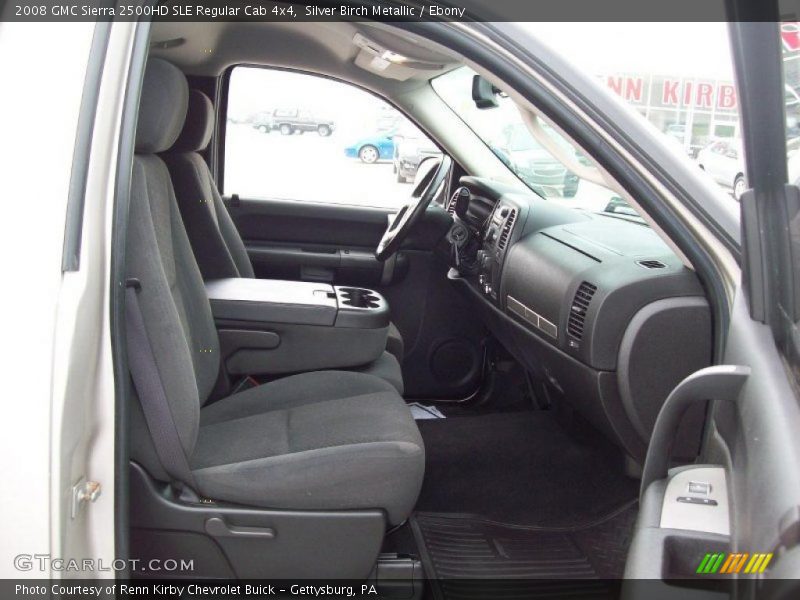 Silver Birch Metallic / Ebony 2008 GMC Sierra 2500HD SLE Regular Cab 4x4