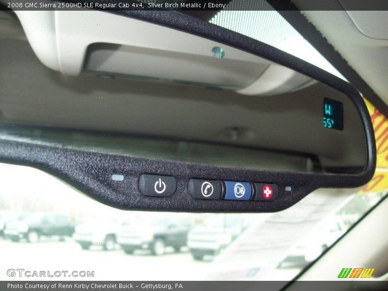 Silver Birch Metallic / Ebony 2008 GMC Sierra 2500HD SLE Regular Cab 4x4