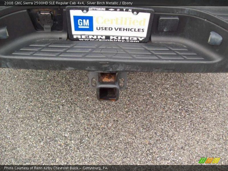 Silver Birch Metallic / Ebony 2008 GMC Sierra 2500HD SLE Regular Cab 4x4
