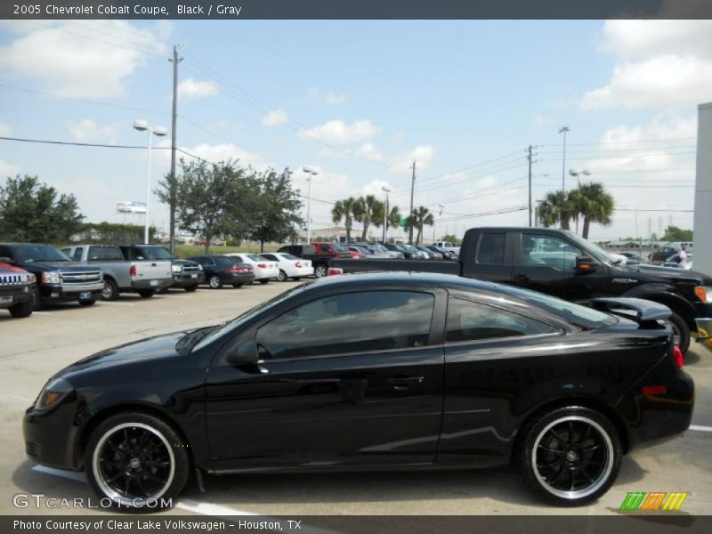 Black / Gray 2005 Chevrolet Cobalt Coupe