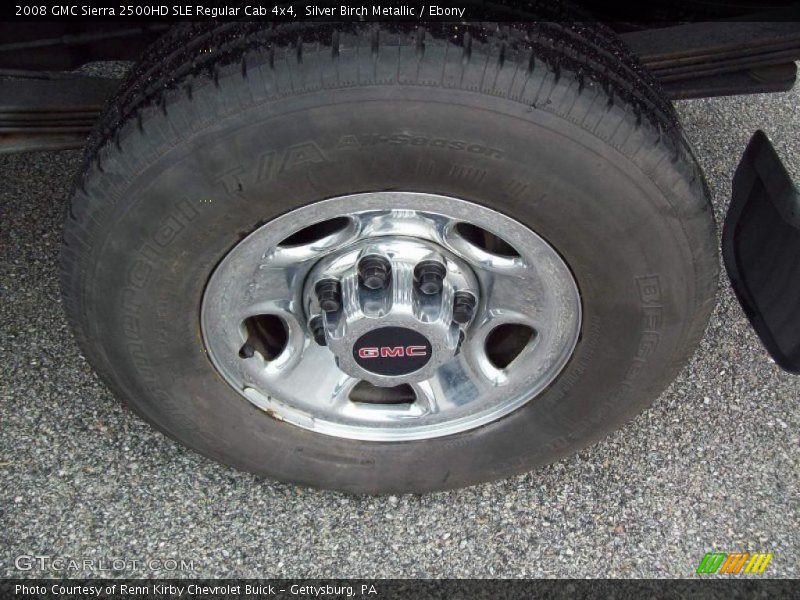 Silver Birch Metallic / Ebony 2008 GMC Sierra 2500HD SLE Regular Cab 4x4