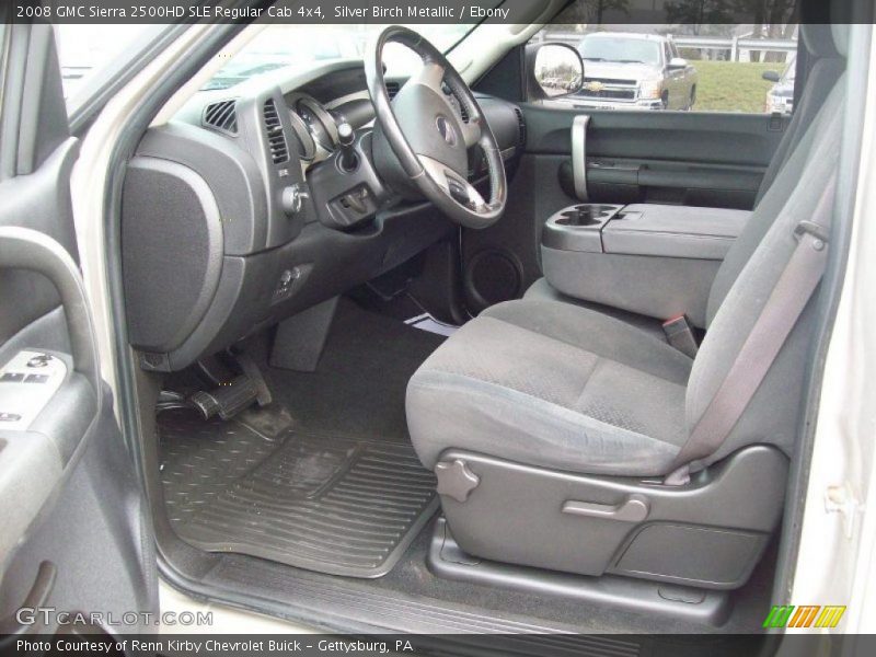 Silver Birch Metallic / Ebony 2008 GMC Sierra 2500HD SLE Regular Cab 4x4