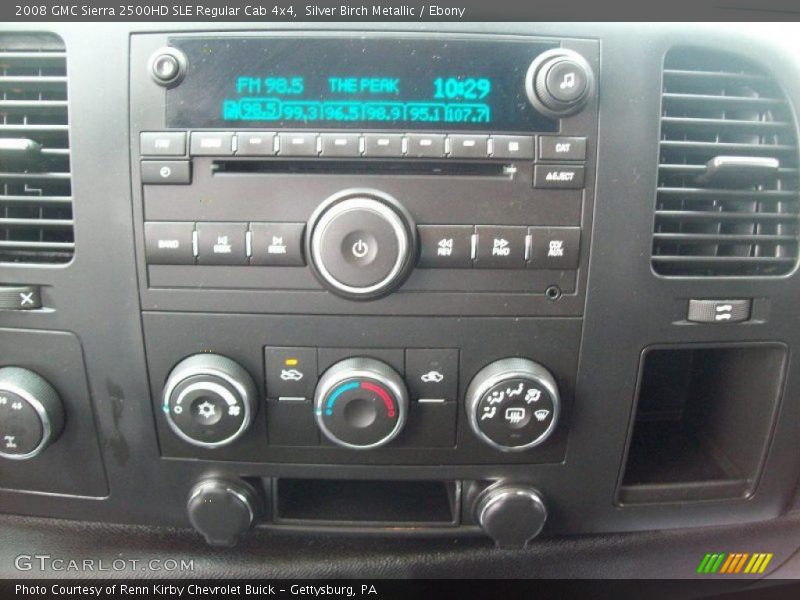 Silver Birch Metallic / Ebony 2008 GMC Sierra 2500HD SLE Regular Cab 4x4