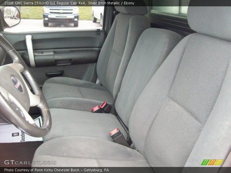 Silver Birch Metallic / Ebony 2008 GMC Sierra 2500HD SLE Regular Cab 4x4